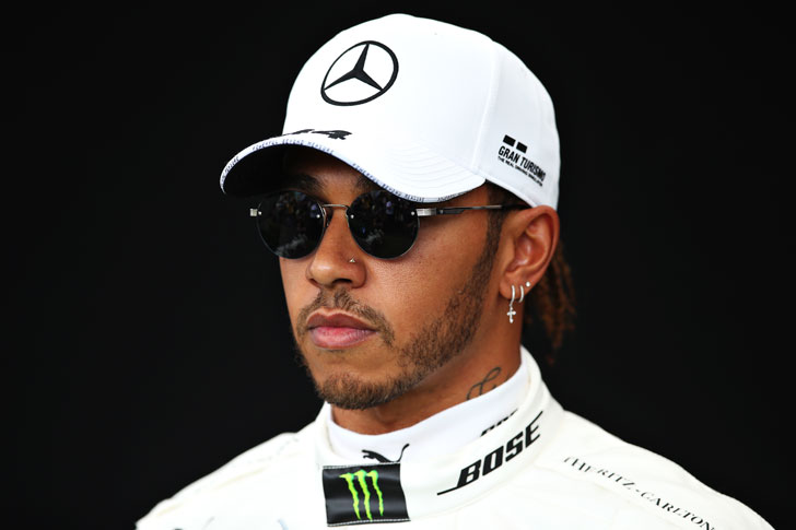 Lewis Hamilton of Mercedes